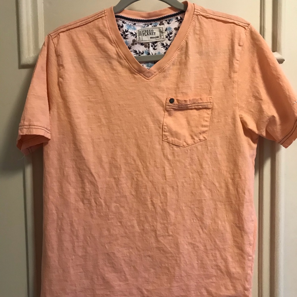 Orange pocket tee